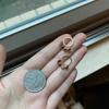Vintage Stil Roter Edelstein Kreisförmige Quastenohrringe Für Frauen Kreativer Charme Stecker Ohrringe Bankette Leichte Luxuskleidung Schmuck