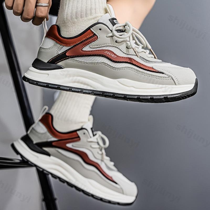 Fashion Men's Sports Casual Shoes 2025 Summer New Style Fashion Trend Wear Resistant Non Slip Shoes Mesh Breathable Comfortable Sneakers