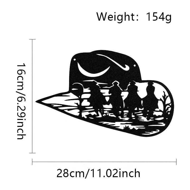 

Металлическая настенная живопись в виде ковбойской шляпы — идеальное украшение для фермерского дома, украшение комнаты, дома, декора сцены, стены и фона светло-серый