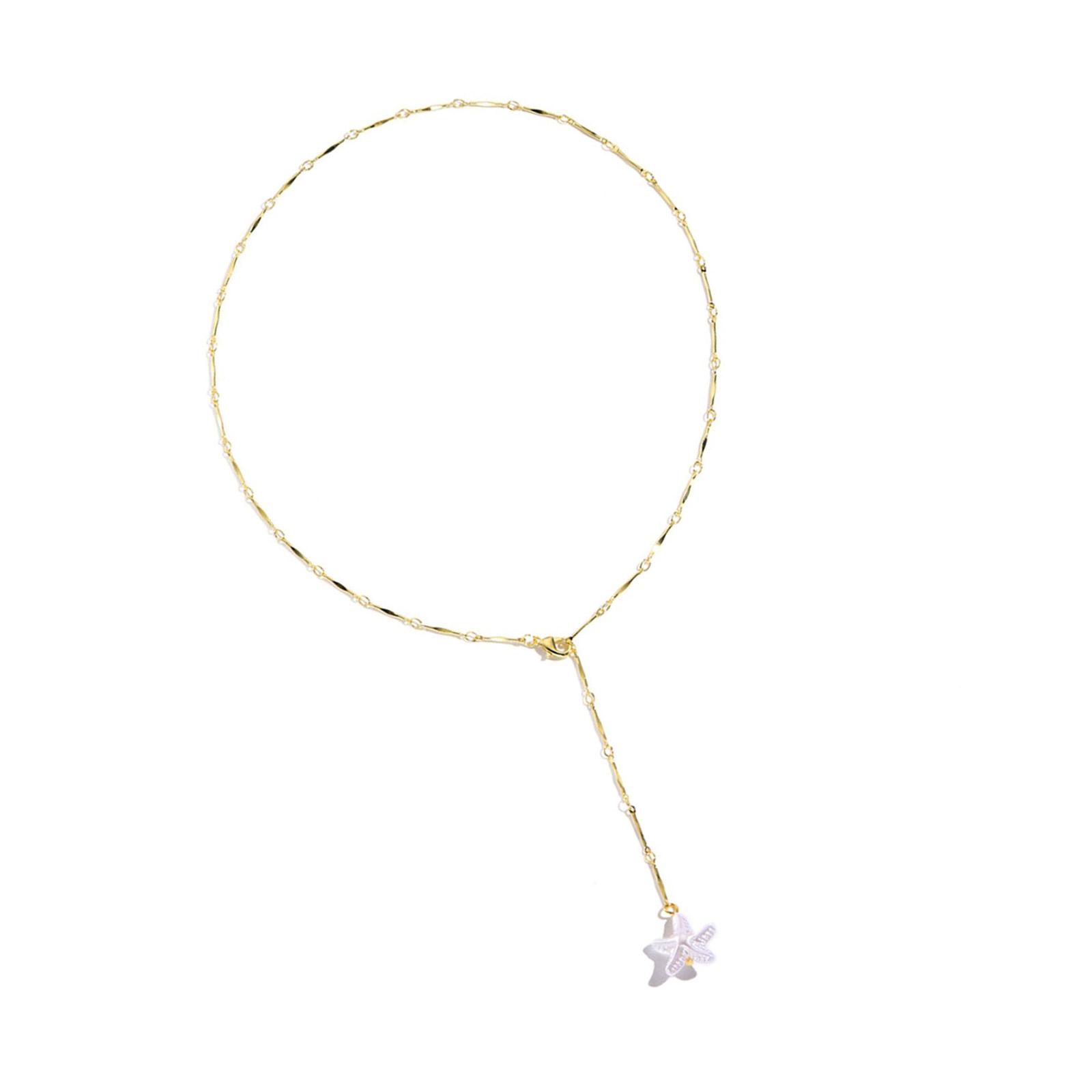 

Модное ожерелье-подвеска из натуральной ракушки, уникальная неправильная форма, портативное, прочная сплавная цепочка, ювелирный аксессуар, подарки T3