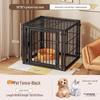 Cage pour chien de taille moyenne et grande avec clôture supérieure - Maison-villa pour chat et chien, Assemblage libre pour chats et chiens