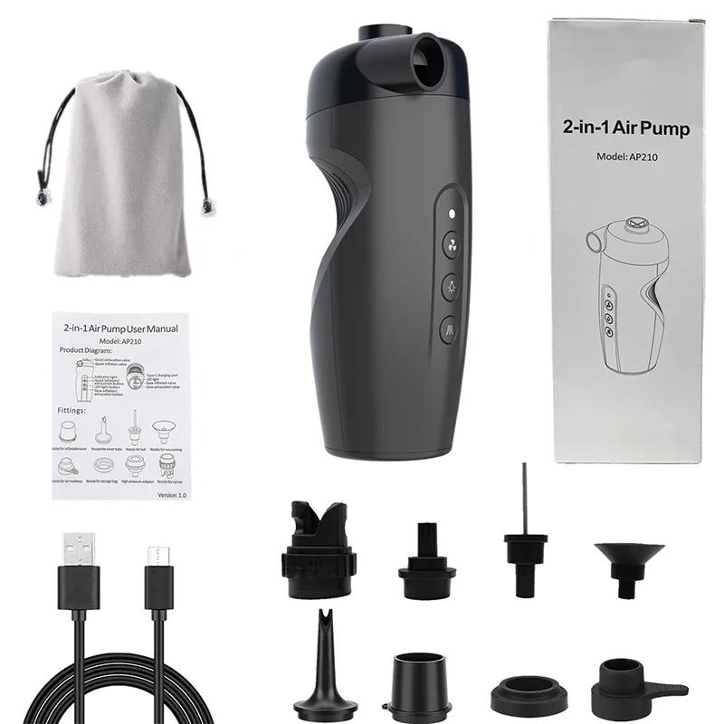 Portable 20PSI Outdoor Electric Inflation Pump Wireless Air Inflator for Inflatable SUP Stand Up Paddle Board Tire Plate Boat