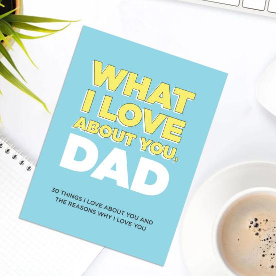 30 Things What I Love About You And The Reasons Why I Love You Fill-in-the-Blank Gift Book Anniversary Gifts for Mom Dad
