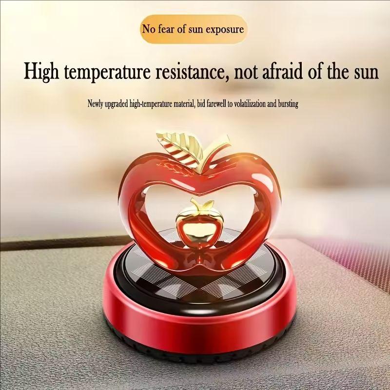 Solar-Powered Car Air Freshener • Premium Long-Lasting Fragrance • Luxury In-Car Decor • Solar Rotating Perfume Ornament