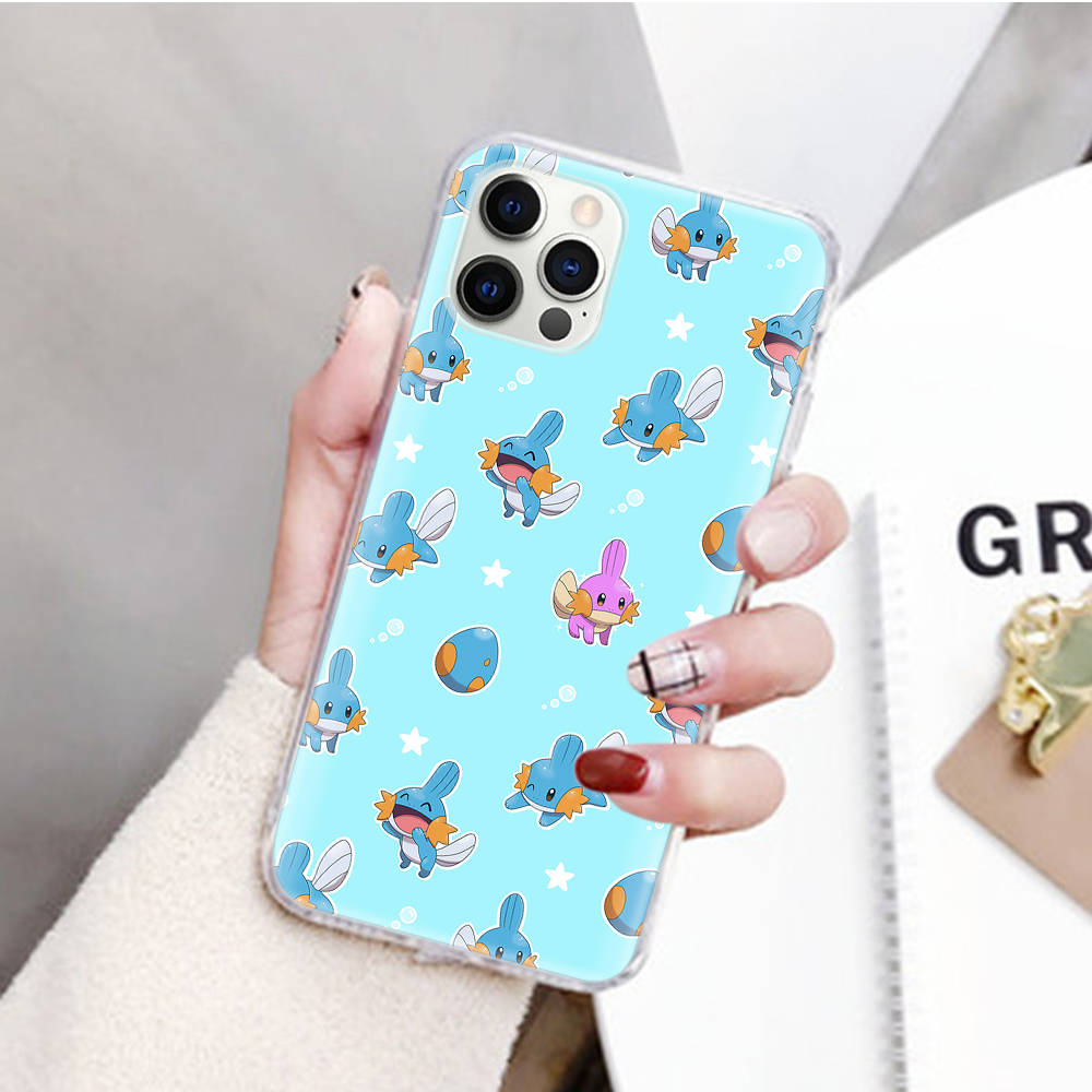 JP40 Pokemon Transparent Case for Samsung A04 A14 A23 M33 M53 Realme 10 9 C35 C55 VIVO Y02 X80 Infinix Hot 30 Note 11 Tecno Spark 8P Pro
