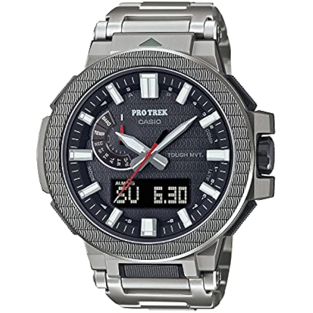 

[Casio] Pro Trek Watch [Domestic Genuine] MANASLU Radio Wave Solar PRX-8001YT-7JF Men s Silver