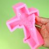 Set Of 2 Crucifix Shaped Silicone Molds for Baking and Crafting Chocolate Cakes Candies Moulds Kitchen Bakewares