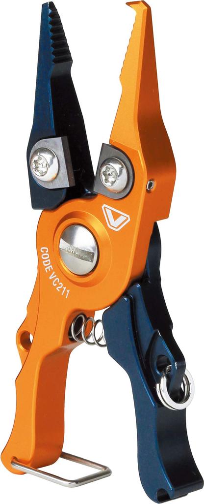 VICEO Tiny Split Pliers, Color Orange x Navy, VC211ON Fishing Pliers