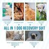 Dog Recovery Suit for Rear Leg, Adjustable Surgery Suit to Stop Licking Wounds for Large Medium Male Female Dogs, Pet Onesie for Neuter Spay