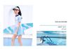Fresh Korean Style Cartoon Children's One-Piece Swimsuit with Skirt for Girls - Medium & Large Sizes, Customizable.