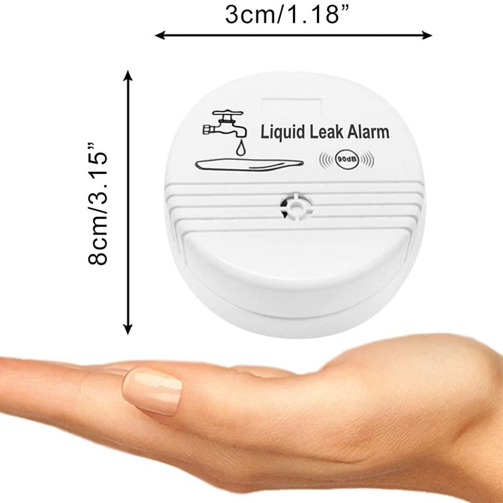 Wireless Water Alarm Independent Battery Water Alarm Sensor Detector 90dB Sounder Water Leakage Alarm Detector Home System DC9V
