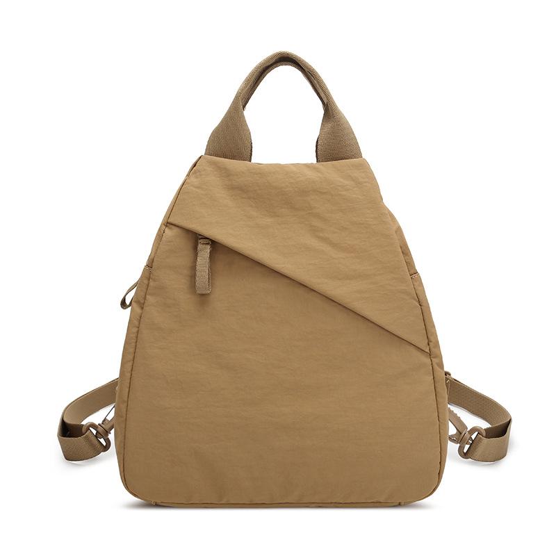 Schoolbag Multifunctional Backpack Women's 1011 New Nylon Cloth Casual Versatile Travel Small Backpack Commuting Oblique Cross Breast Bag Men