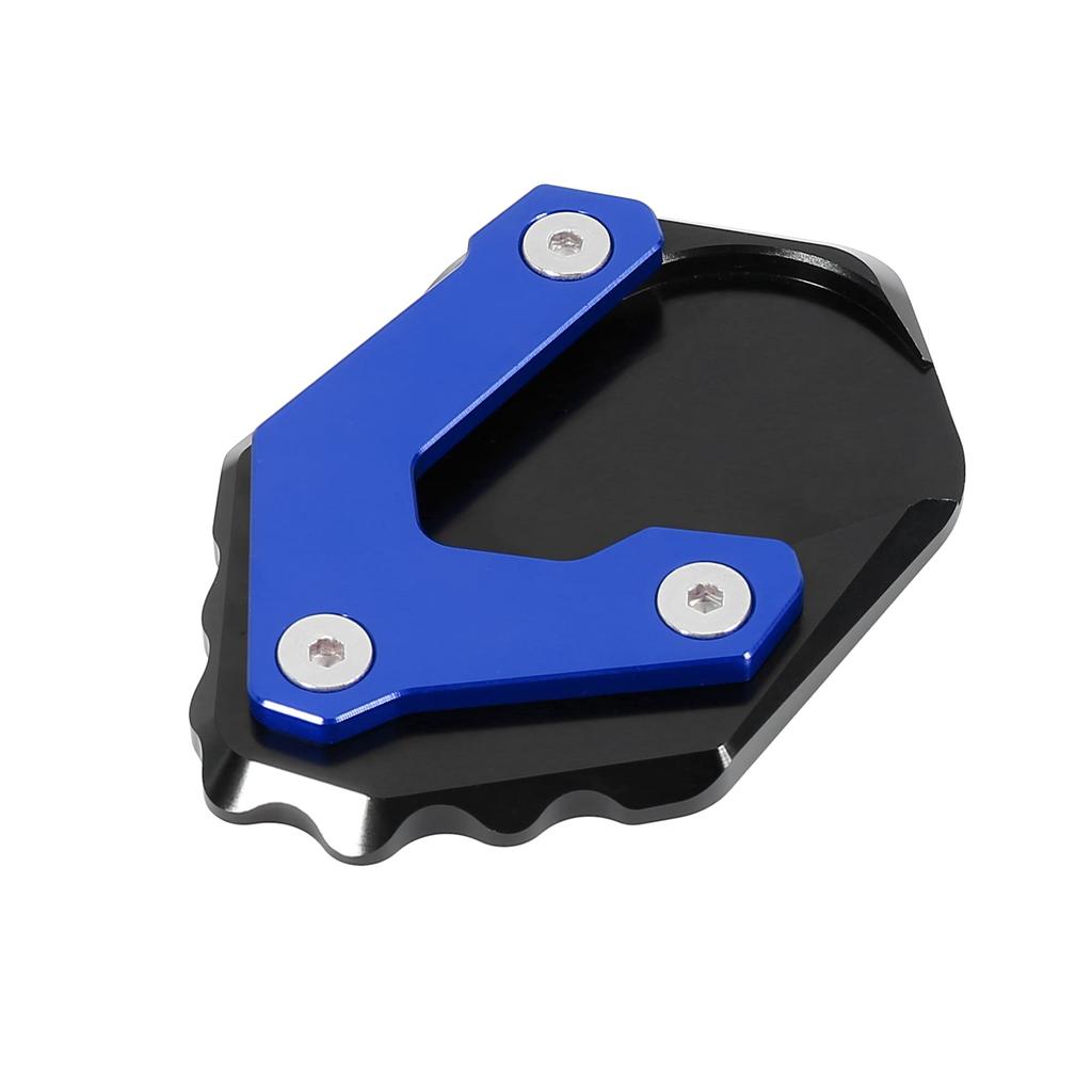 F FIERCE CYCLE Motorcycle Kickstand Side Stand Stretch Plate Pad Aluminum Alloy Fit BMW R1200GS LC 2013-2018 Titanium Tone