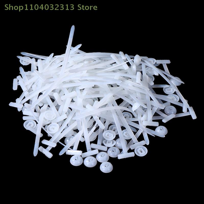 50/100PCS Nylon Universal Cable Tie Buckle Multipurpose Cable Ties Tool Heavy Duty Self Locking Zip White Zipties For Car Repair