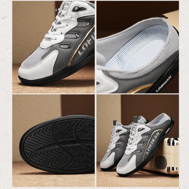 Fashion Men Half Slippers Zapatos De Hombre Summer Trend Men Soft-soled Casual Shoes Lightweight Support Man Sneakers Plus 39-48