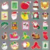 50 Christmas Holiday Graffiti Stickers for Scooters, Suitcases, Travel Cases, Cars, and Waterproof Decorative Stickers