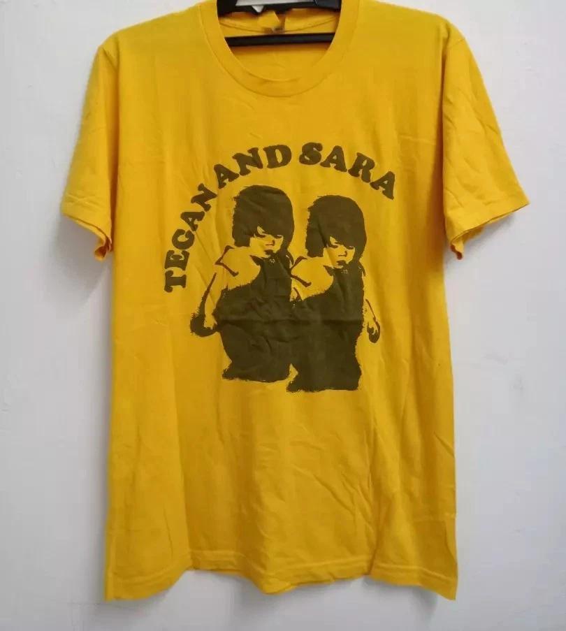 Tegan and Sara alternative duo band Yellow All Size S-5XL Shirt K666 XL
