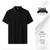 Silvadur Antibacterial Turn-Down Collar Polo Shirt with Custom Logo - Ice Silk Workwear Embroidered Tee