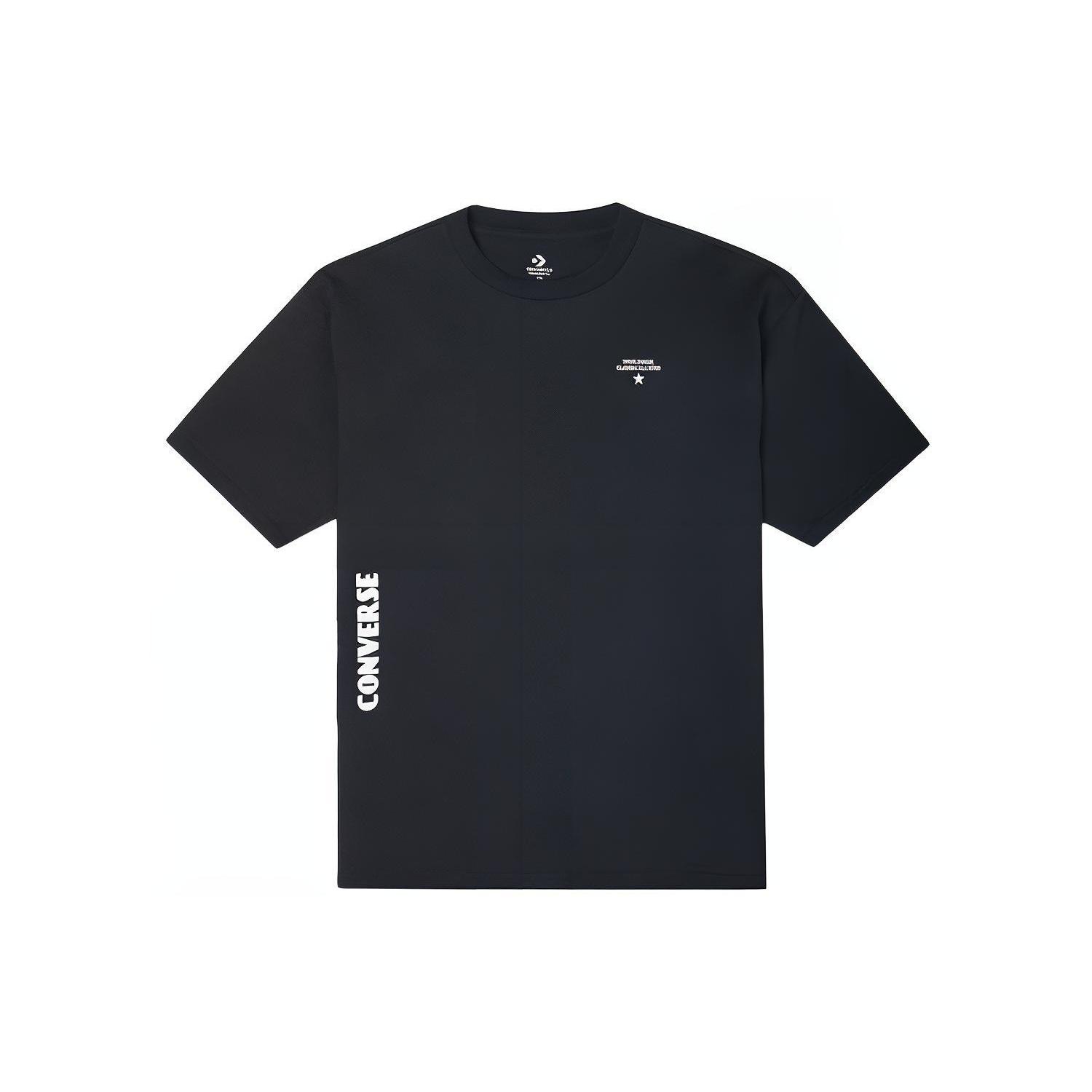 Converse Worldwide Class T-Shirt Asia Sizing Black Men s 10021508-A01 L
