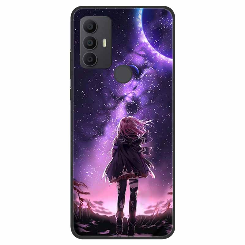 For TCL 30 SE Case 305 306 Soft Silicone Cool Cartoon coque For TCL 306 305 Back Cover Para TCL 30SE Cases Fashion TPU Fundas