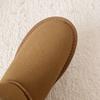Schneestiefel Damen Winter Samt Verdickt Warm Baumwollschuhe Weiche Sohle Rutschfest und Schneesicher Dicke Sohle Kurze Stiefel Baumwollschuhe