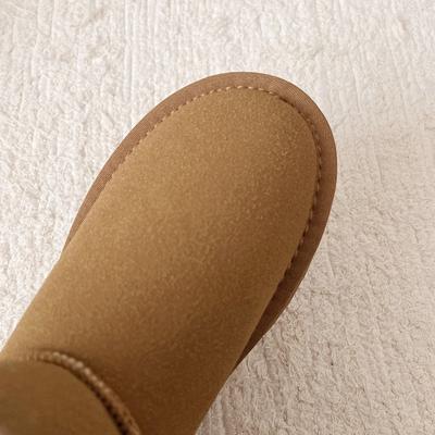 Schneestiefel Damen Winter Samt Verdickt Warm Baumwollschuhe Weiche Sohle Rutschfest und Schneesicher Dicke Sohle Kurze Stiefel Baumwollschuhe