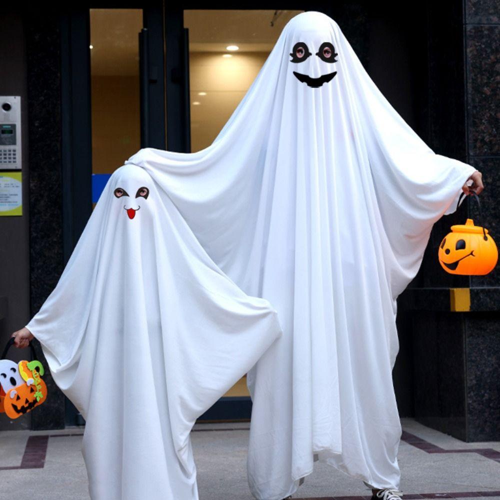 Lustiger Cosplay Halloween Umhang Cape mit Kapuze Geist Cosplay Kostüm Bühnenauftritt