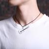 High Quality Stainless Steel Necklaces For Men Women Feather Flame Guitar Cross Pendant Necklace Jewelry Wholesale Dropshipping