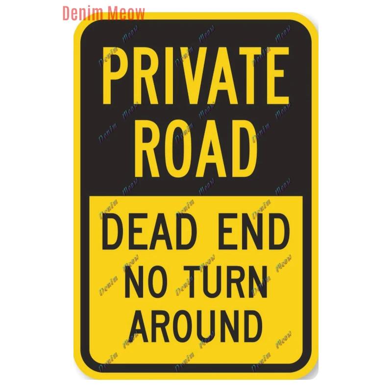 Vintage No Parking Metal Sign, Caution Metal Poster, Warning Slow Down Road Sign, Private Road, Home Decor, WY263