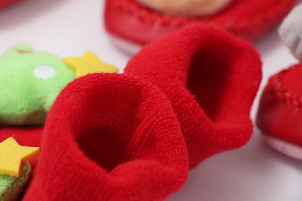 Newborn Baby Boys Girls Christmas Floor Socks - Baby Step Socks