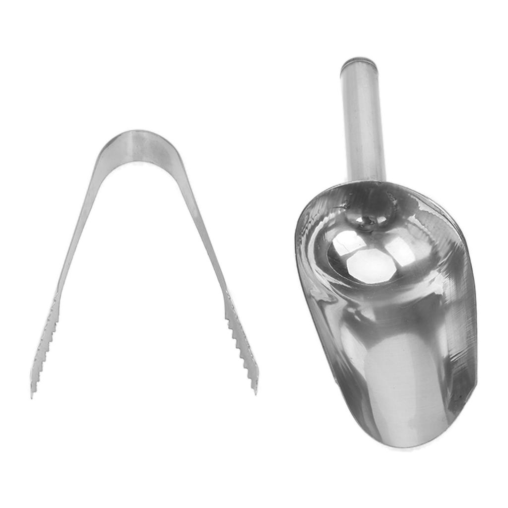 Sweet Candy Buffet Ice Tongs & Scoops Silver-6 Set Oman - View #11
