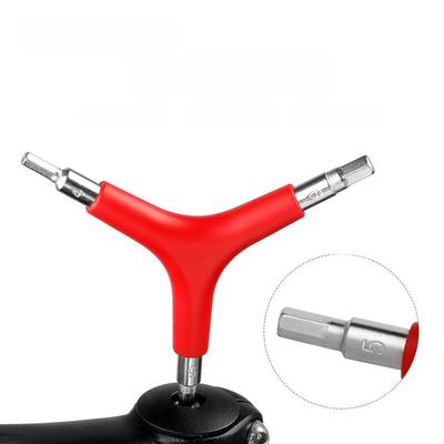Hexagonal Y-Handle Multi-Spec M4/M5/M6 Wrench for Mountain Bikes