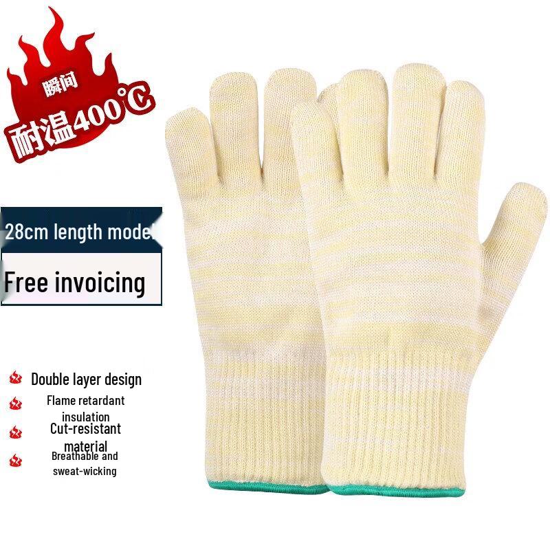 Industrial 400°C Heat Resistant Aramid Gloves