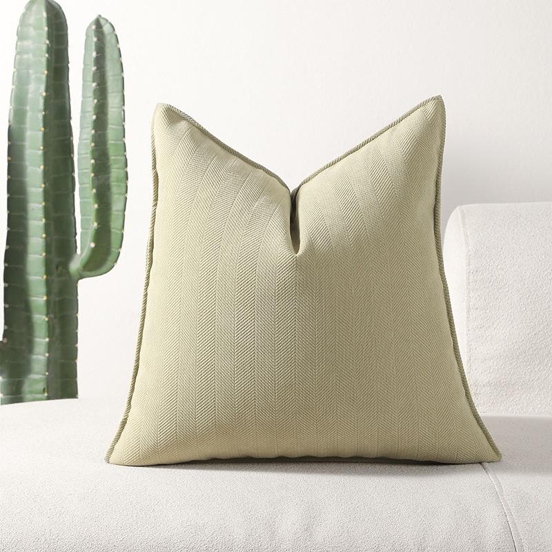 New Herringbone Edge Sofa Pillow Cushion Cover