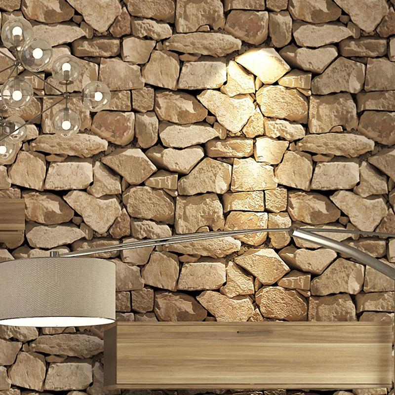 Brick Wallpaper Roll Rustic Vintage Papel De Parede Vinyl PVC Retro Industrial Loft Wall Washable Home Decor