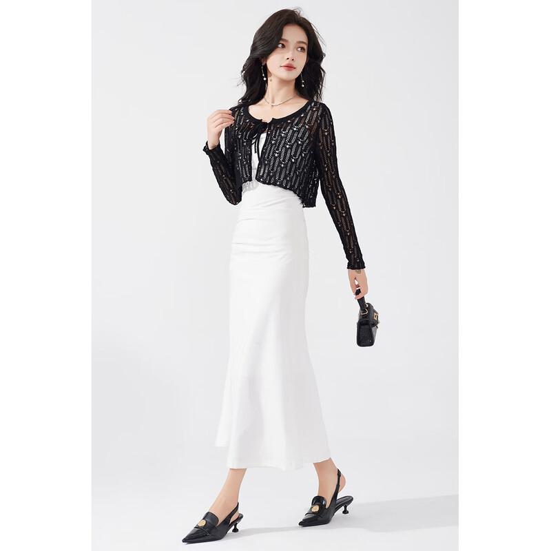 Women's Summer Hollow Knit Cardigan