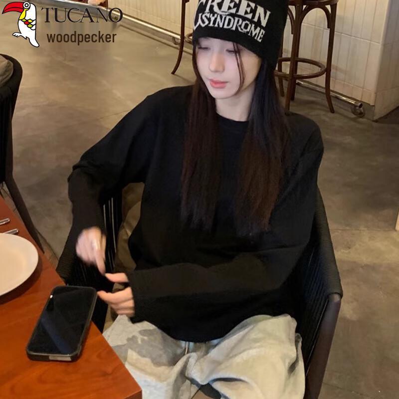 Woodpecker Women's Casual Long-Sleeve T-Shirt