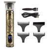 T9 LCD Display USB Rechargeable Electric Hair Clipper - Professional Carving and Trimming Tool