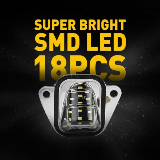 18LEDs LED License Light Plate Tag Lamp For 2007-14 Cadillac Escalade GMC Yukon