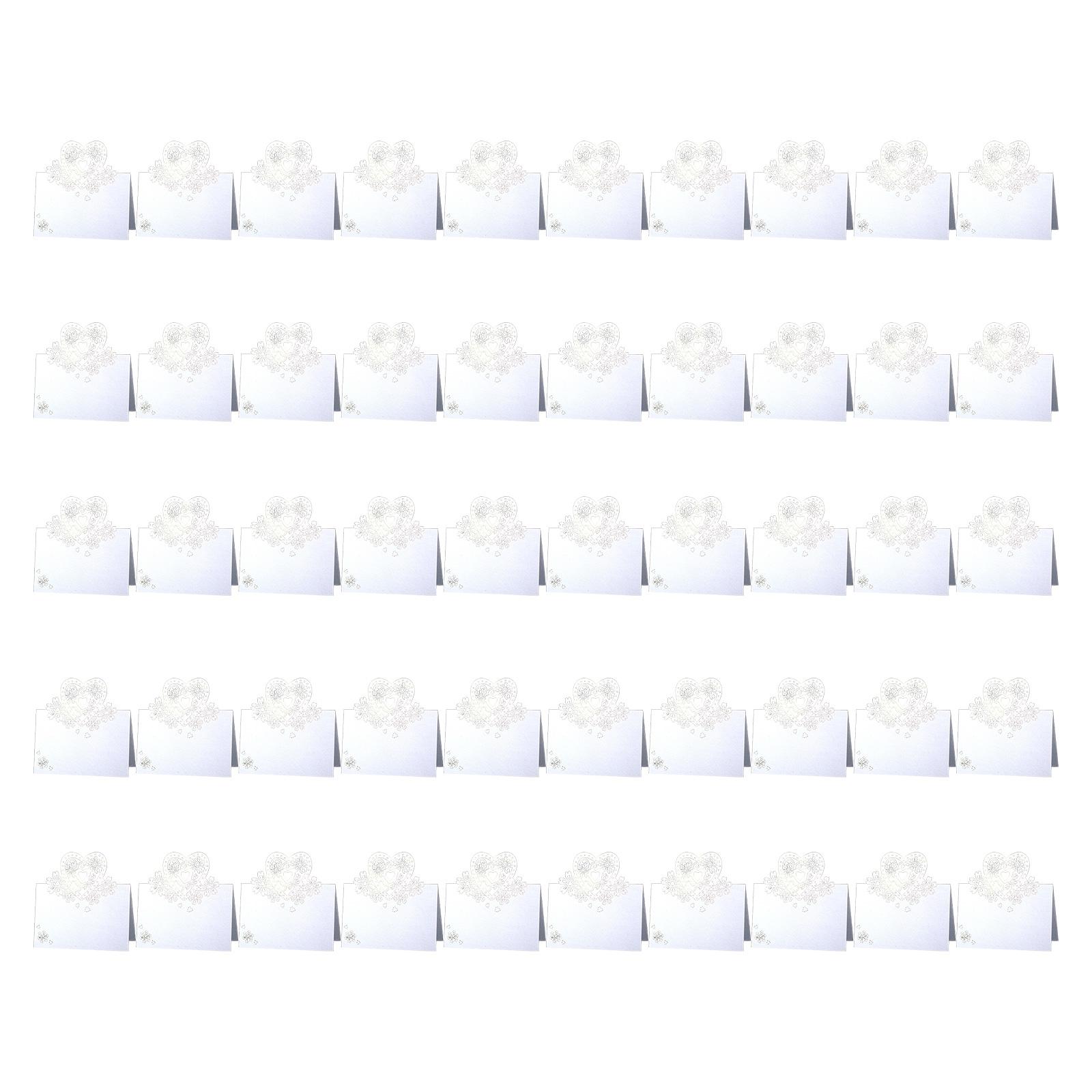 

50 штук карточек с номерами столов в форме полого сердца, карточки с названиями свадебных столов для свадебных приемов, свадеб, рождественских банкетов, вечеринок 4