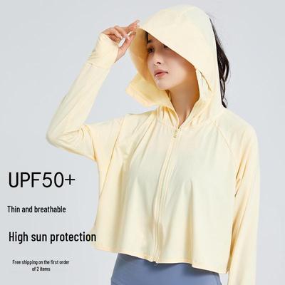 Women's UPF50+ Silk Blend Sun Protection Windbreaker - 2025 Edition for Outdoor Activities