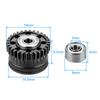 Upgrade Extruder Gear Kit For Creality K2 Plus All Metal Filament Drive Gear Extruder Nickel Plated Dlc Coating 3D Printer Part