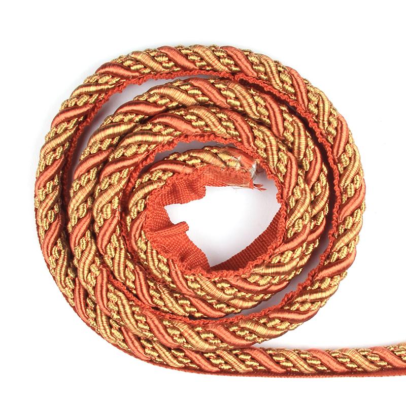 0.6cm 12 м Витая губа Шнур Отделка Базовое шитье Роскошные многоцветные ...