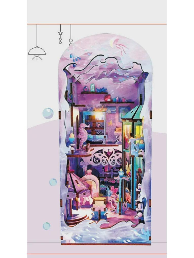 

Подставка для книг «Китовый космос» 3D своими руками: Собранная вручную настольная модель игрушки