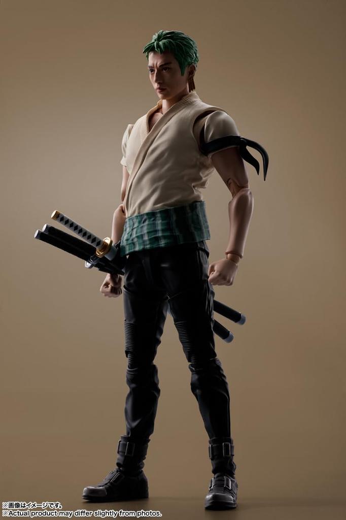 TAMASHII NATIONS Roronoa Zoro Netflix ONE 145mm Painted Movable Figure S.H.Figuarts (A Series PIECE) Approx. PVC&ABS
