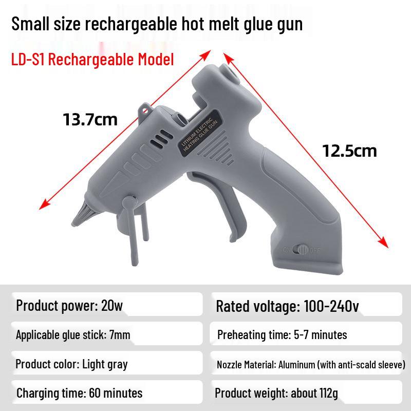 High-Temperature 7/11mm Manual Hot Melt Glue Gun with Glue Sticks