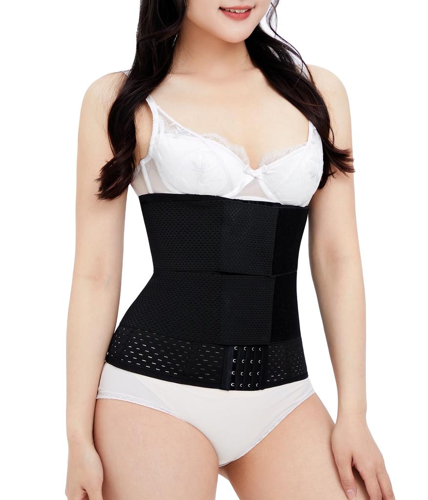 Sawaiko Midje Midje for Mage og Magekontroll Korsett, Former, Shapewear, Belte, Innsnører, Belte, (Svart, XL)