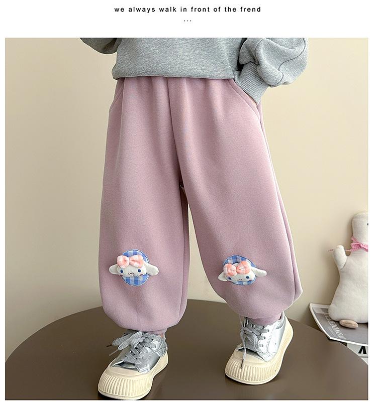 2025 New Girls' Casual Long Pants - Spring/Fall Toddler Sports Sweatpants