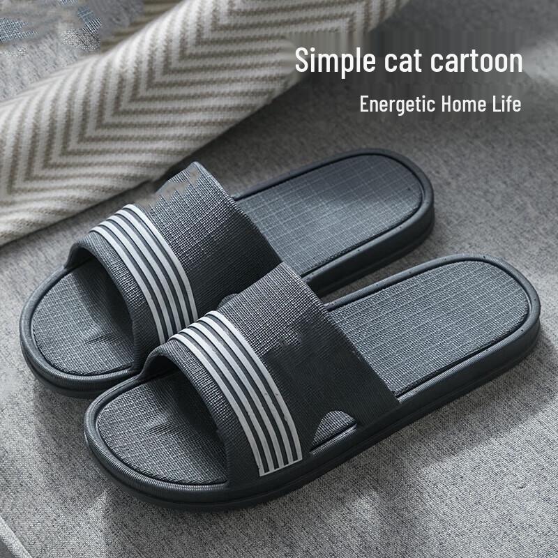 Gureide Men's Summer Soft-Sole Bathroom Slippers