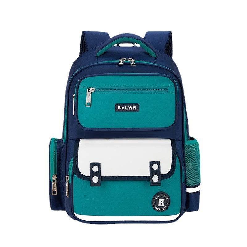 Barneskoletaske Gutter og Jenter Ny Ryggbeskyttelse Lett Stor Kapasitet Ryggsekk